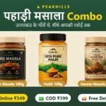 PeakHills पहाड़ी मसाला Combo – Mix Masala, Desi Haldi, Garam Masala